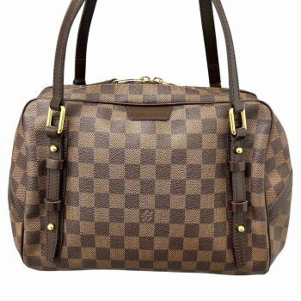 LOUIS VUITTON Damier Rivington Handbag Tote Bag Brown